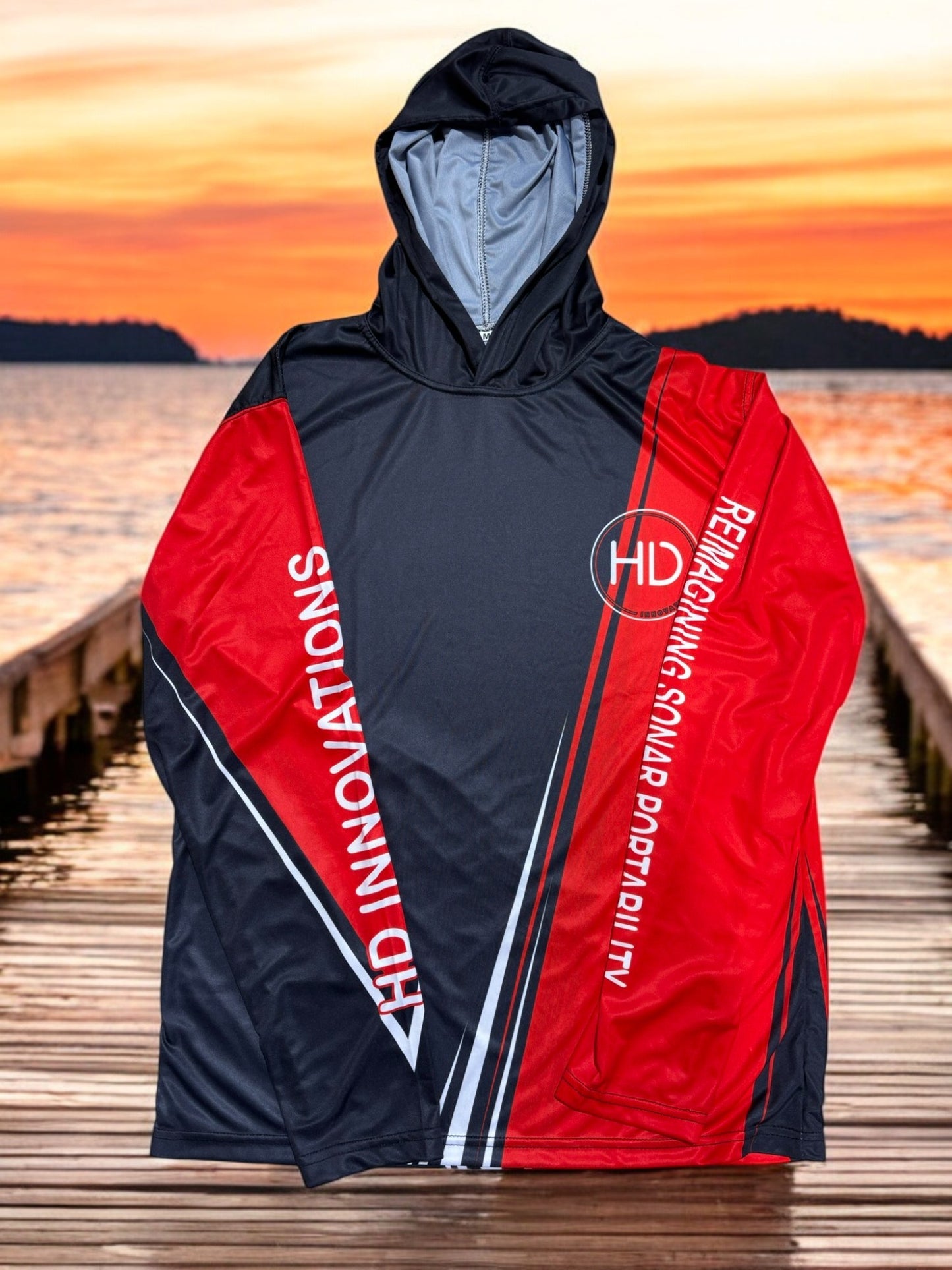 HD Performance Hooded Jersey Black