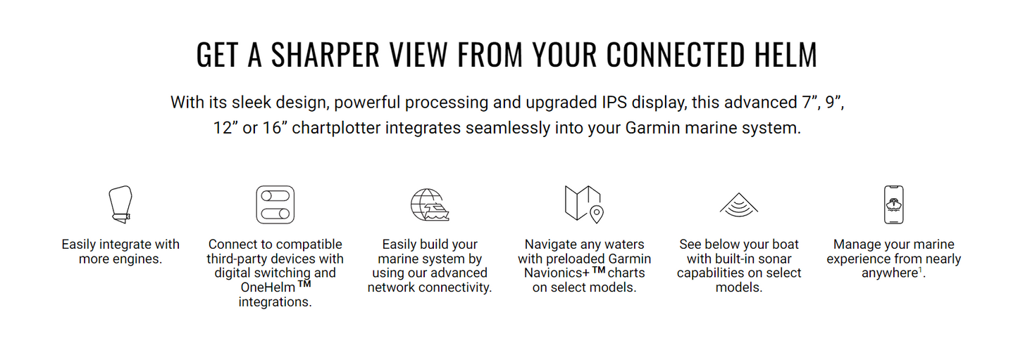 HDI's #1 Choice for Portability! Garmin GPSMAP® 943xsv Combo GPS/Fishfinder GN+ (No Transducer)