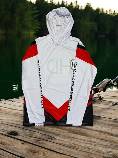 HD Performance Hooded Jersey White