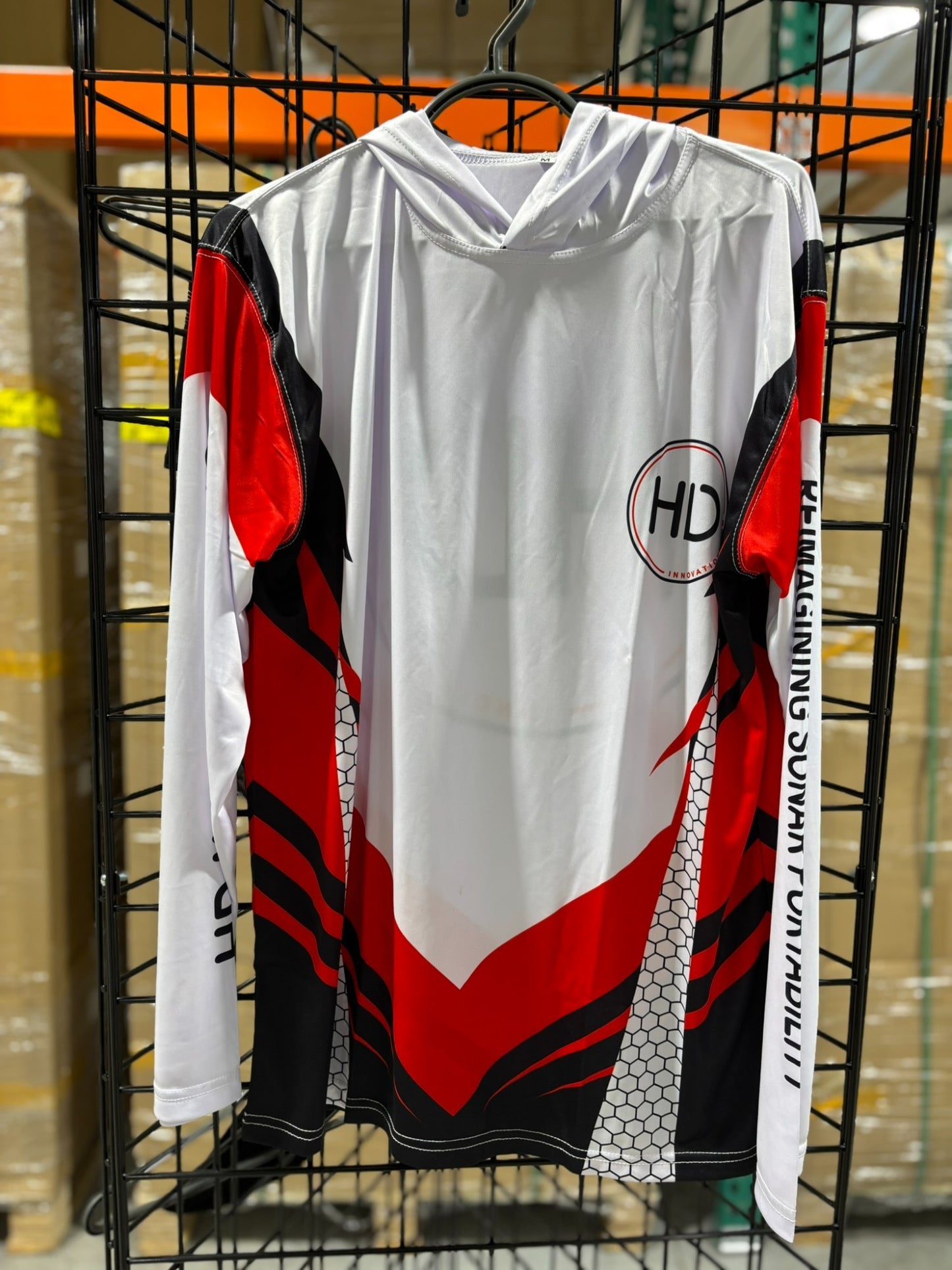 HD Performance Hooded Jersey White