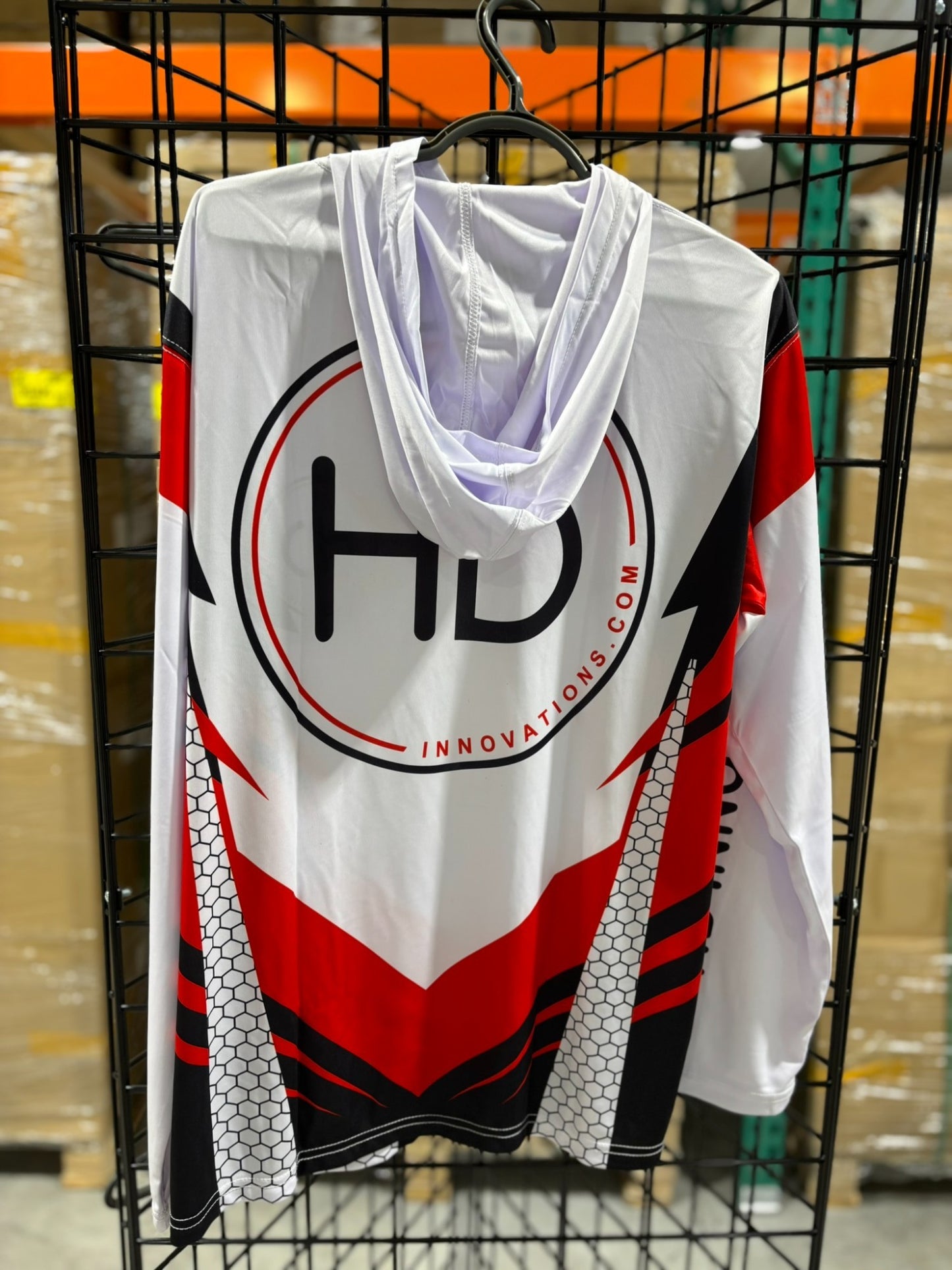 HD Performance Hooded Jersey White